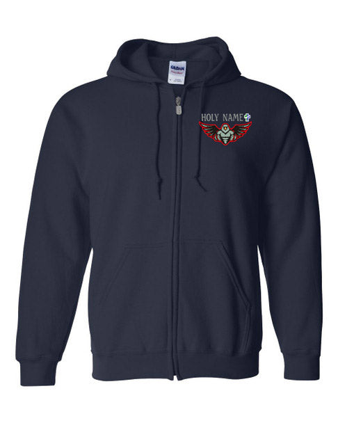 Holy Name Spirit Wear Youth Zipper Hoodie Navy