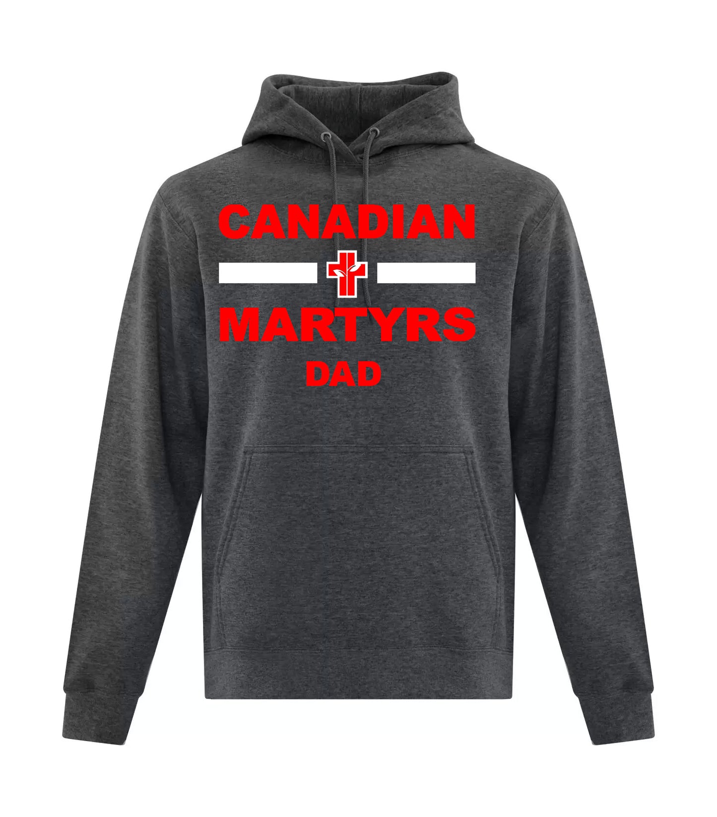 *NEW* Canadian Martyrs Catholic Elementary DAD Spirit Wear Hoodie (Dark Grey)