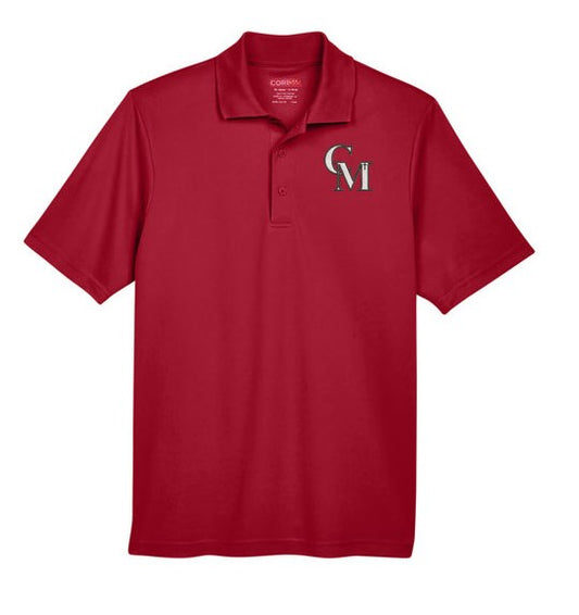 *NEW* Canadian Martyrs Catholic Elementary Spirit Wear Adult Red Polo