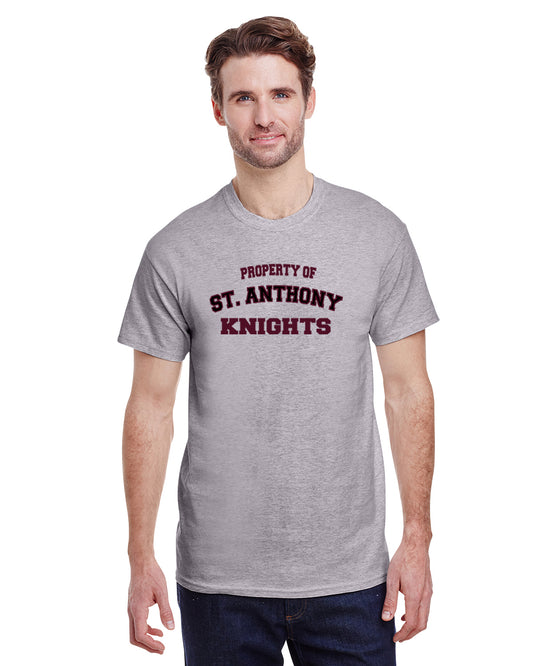 *NEW* St. Anthony Spirit Wear Adult T-Shirt (Grey)