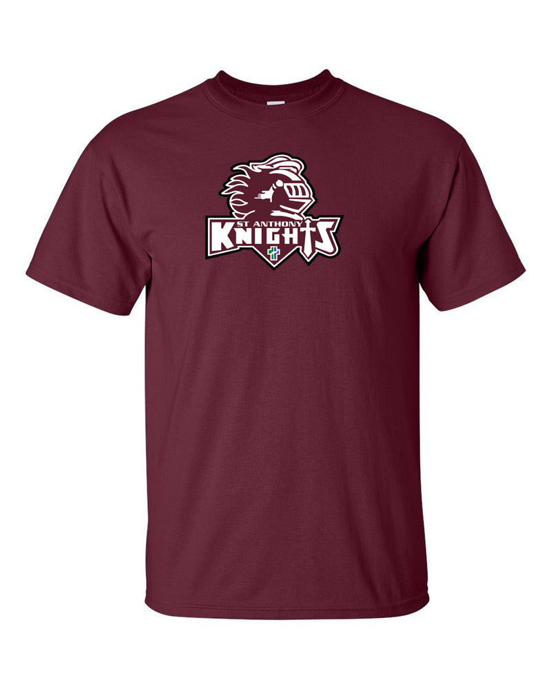 *NEW* St. Anthony Spirit Wear Youth T-Shirt (Maroon/Grey)