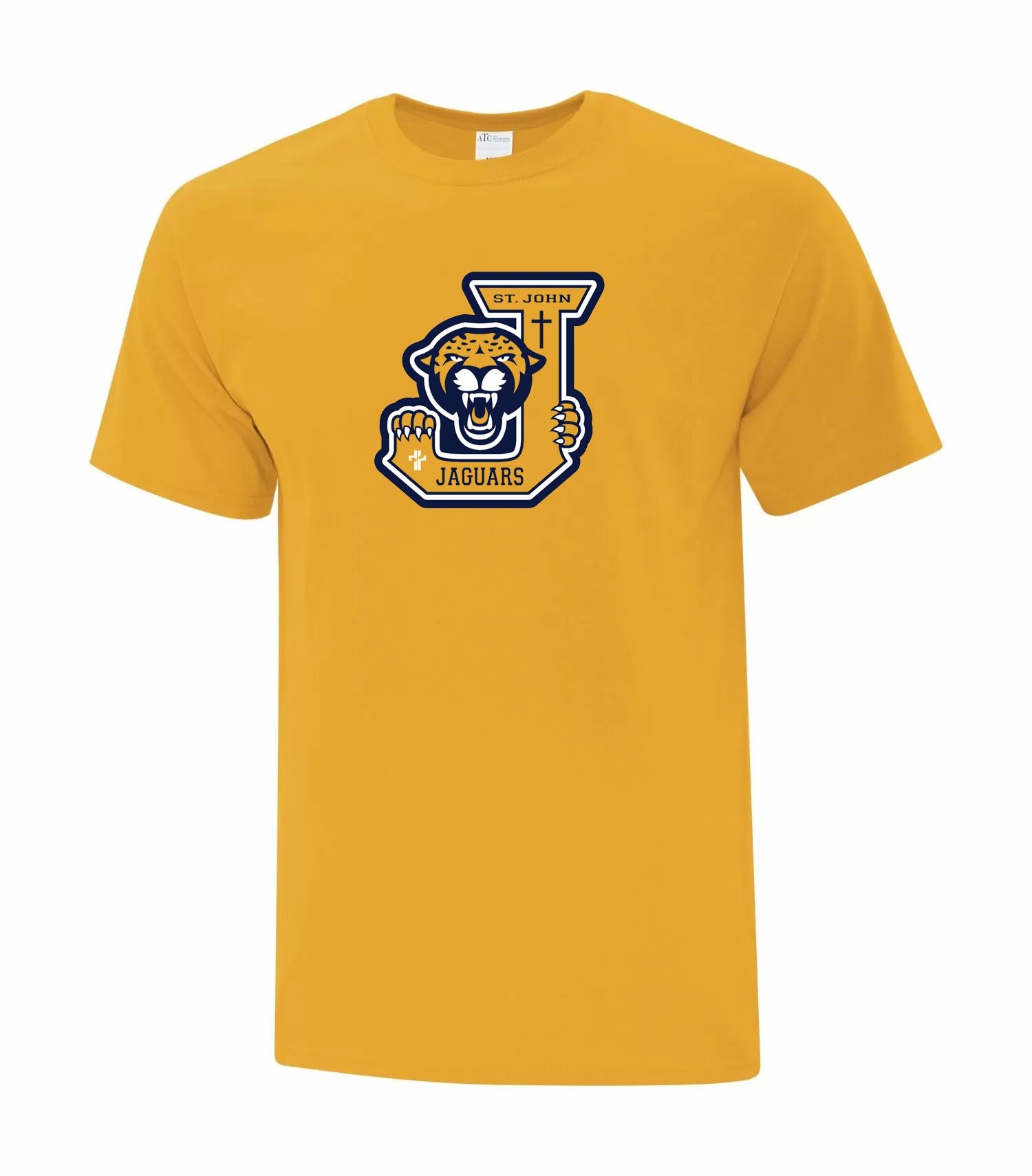 St. John Spirit Wear Adult T-Shirt (Yellow) – Maddalena Uniforms