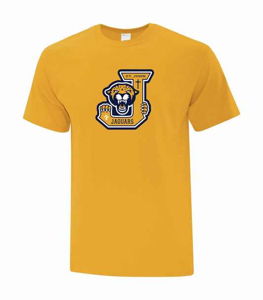 St. John Spirit Wear Adult T-Shirt (Gold)