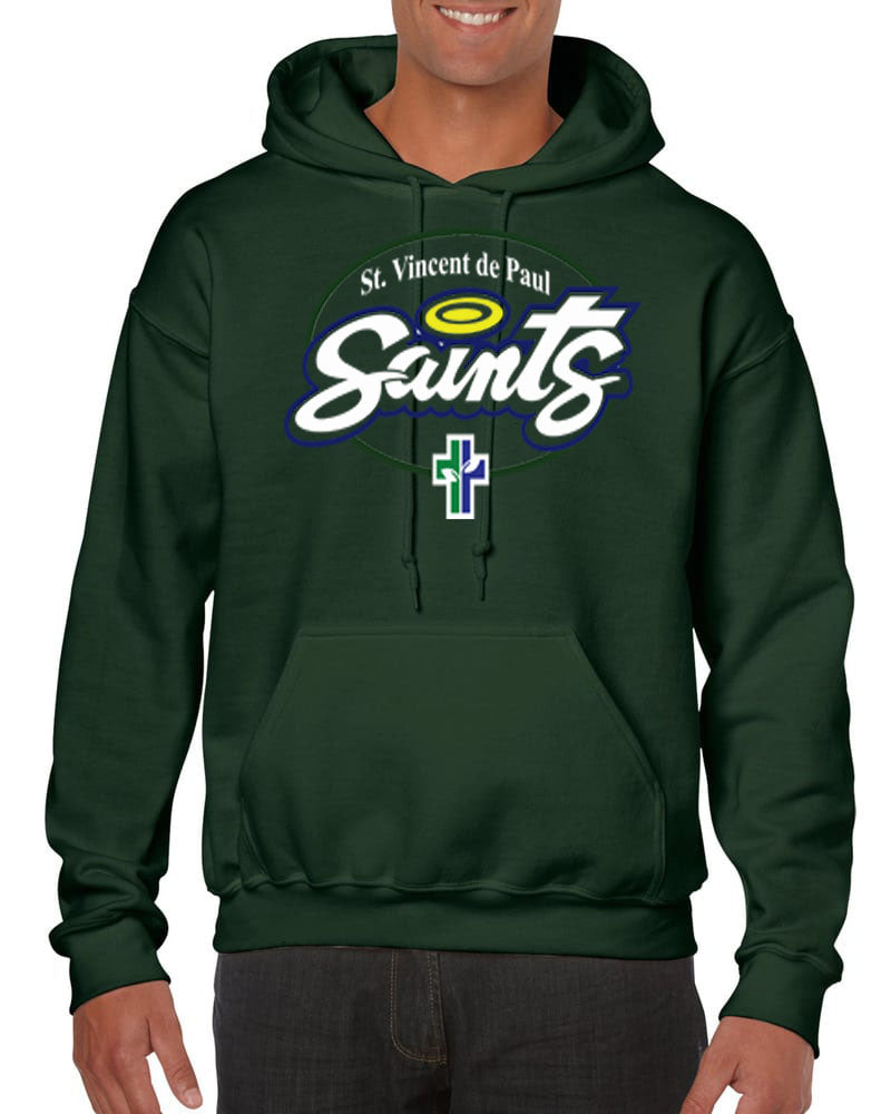 Saint Vincent de Paul Green Youth Spirit Wear Hoodie